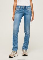 Denim New Gen Midrise Regular Fit Jeans Pepe Jeans L20F2F13 Women - Image 2