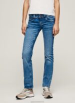 Denim New Gen Midrise Regular Fit Jeans Pepe Jeans L20F2F14 Women - Image 2