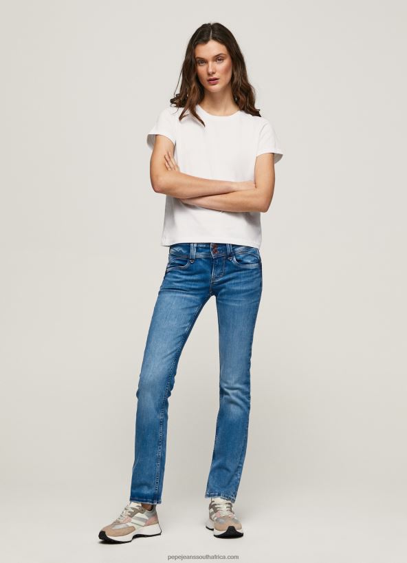 Denim New Gen Midrise Regular Fit Jeans Pepe Jeans L20F2F14 Women - Image 1