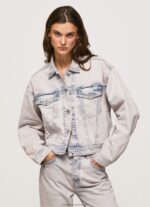 Denim Oversized Denim Jacket Pepe Jeans L20F2F125 Women - Image 3