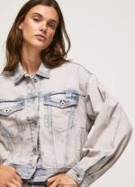 Denim Oversized Denim Jacket Pepe Jeans L20F2F125 Women - Image 4
