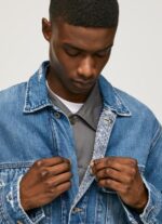 Denim Oversized Denim Jacket Pepe Jeans L20F2F818 Men - Image 3