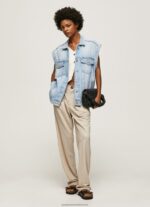 Denim Oversized Fit Denim Waistcoat Pepe Jeans L20F2F131 Women - Image 2