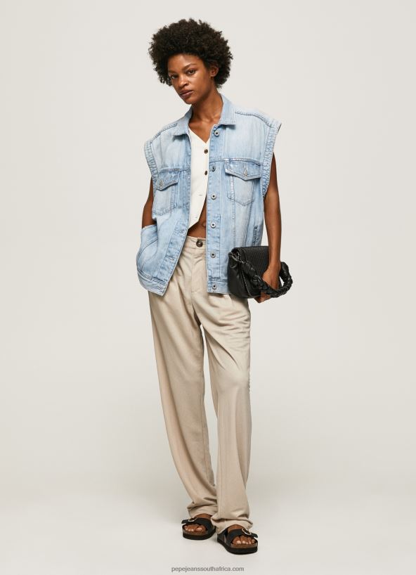 Denim Oversized Fit Denim Waistcoat Pepe Jeans L20F2F131 Women - Image 2