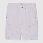 Denim P Print Chino Shorts Pepe Jeans L20F2F1690 Boy
