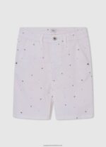 Denim P Print Chino Shorts Pepe Jeans L20F2F1690 Boy