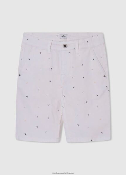 Denim P Print Chino Shorts Pepe Jeans L20F2F1690 Boy