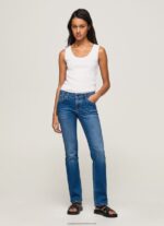 Denim Piccadilly Midrise Slim Fit Jeans Pepe Jeans L20F2F75 Women