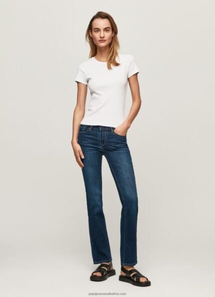 Denim Piccadilly Slim Fit Midrise Jeans Pepe Jeans L20F2F65 Women