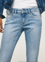Denim Pixie Midrise Skinny Fit Jeans Pepe Jeans L20F2F42 Women - Image 3