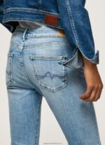 Denim Pixie Midrise Skinny Fit Jeans Pepe Jeans L20F2F42 Women - Image 5
