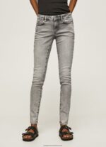 Denim Pixie Midrise Skinny Fit Jeans Pepe Jeans L20F2F43 Women - Image 2