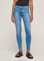 Denim Pixie Midrise Skinny Fit Jeans Pepe Jeans L20F2F51 Women - Image 2