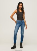 Denim Pixie Skinny Fit Midrise Jeans Pepe Jeans L20F2F54 Women