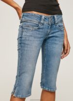 Denim Regular Fit 3/4 Denim Shorts Pepe Jeans L20F2F508 Women - Image 3