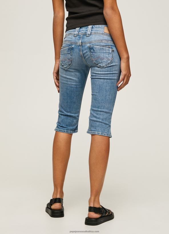 Denim Regular Fit 3/4 Denim Shorts Pepe Jeans L20F2F508 Women - Image 4