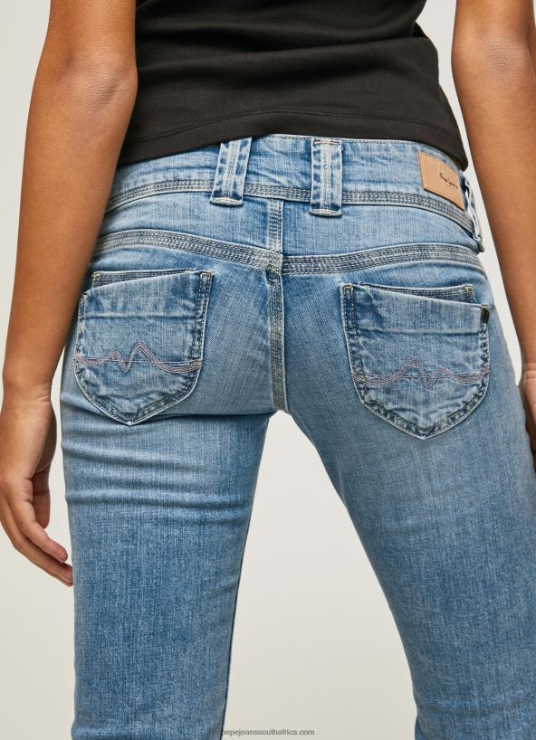 Denim Regular Fit 3/4 Denim Shorts Pepe Jeans L20F2F508 Women - Image 5