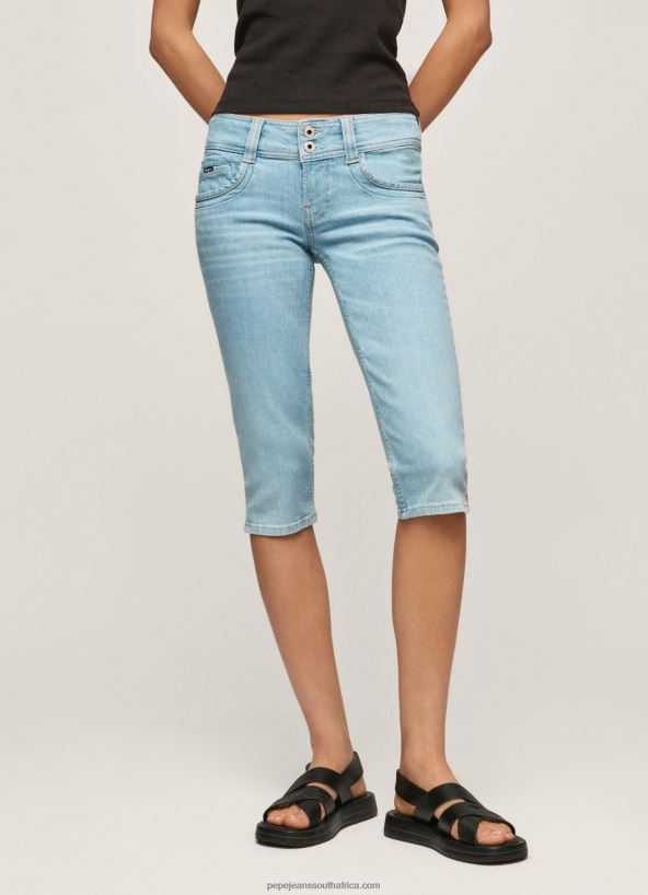 Denim Regular Fit 3/4 Denim Shorts Pepe Jeans L20F2F520 Women - Image 2