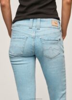 Denim Regular Fit 3/4 Denim Shorts Pepe Jeans L20F2F520 Women - Image 4