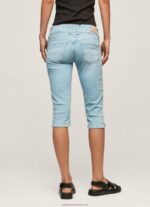 Denim Regular Fit 3/4 Denim Shorts Pepe Jeans L20F2F520 Women - Image 5