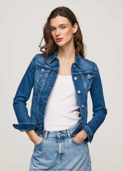 Denim Regular Fit Denim Jacket Pepe Jeans L20F2F138 Women