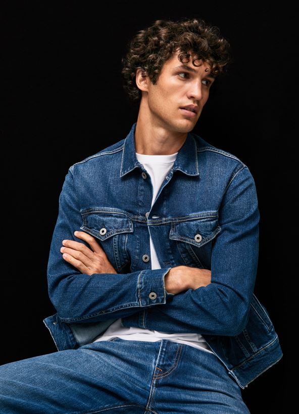 denim_regular_fit_denim_jacket_pepe_jeans_l20f2f823_men.jpg Denim Regular Fit Denim Jacket Pepe Jeans L20F2F823 Men - Image 1
