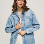 Denim Regular Fit Denim Overshirt Pepe Jeans L20F2F352 Women