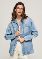 Denim Regular Fit Denim Overshirt Pepe Jeans L20F2F352 Women