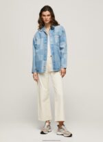 Denim Regular Fit Denim Overshirt Pepe Jeans L20F2F352 Women - Image 4
