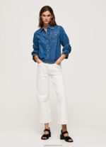Denim Regular Fit Denim Shirt Pepe Jeans L20F2F96 Women - Image 2