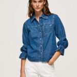 Denim Regular Fit Denim Shirt Pepe Jeans L20F2F96 Women