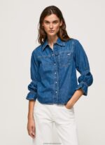 Denim Regular Fit Denim Shirt Pepe Jeans L20F2F96 Women