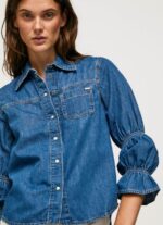 Denim Regular Fit Denim Shirt Pepe Jeans L20F2F96 Women - Image 3