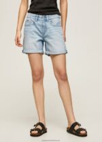 Denim Regular Fit Denim Shorts Pepe Jeans L20F2F492 Women - Image 2