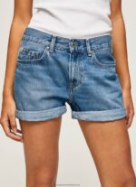 Denim Regular Fit Denim Shorts Pepe Jeans L20F2F496 Women - Image 3