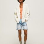 Denim Regular Fit Denim Shorts Pepe Jeans L20F2F499 Women