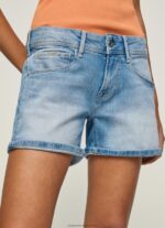 Denim Regular Fit Denim Shorts Pepe Jeans L20F2F514 Women - Image 3