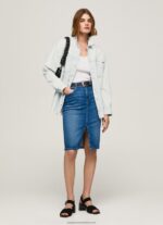 Denim Regular Fit Denim Skirt Pepe Jeans L20F2F485 Women