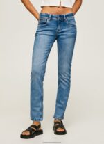 Denim Saturn Midrise Regular Fit Jeans Pepe Jeans L20F2F22 Women - Image 2