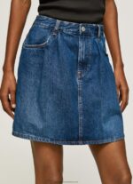 Denim Short Cotton Denim Skirt Pepe Jeans L20F2F99 Women - Image 3