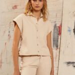 Denim Short Sleeved Denim Shirt Pepe Jeans L20F2F339 Women