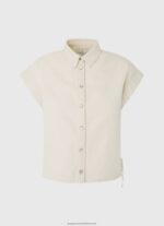 Denim Short Sleeved Denim Shirt Pepe Jeans L20F2F339 Women - Image 5
