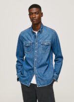 Denim Slim Fit Denim Shirt Pepe Jeans L20F2F1023 Men