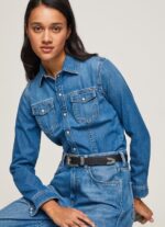 Denim Slim Fit Denim Shirt Pepe Jeans L20F2F320 Women