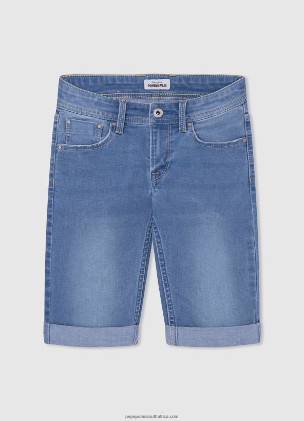 denim_slim_fit_denim_shorts_pepe_jeans_l20f2f1680_boy.jpg Denim Slim Fit Denim Shorts Pepe Jeans L20F2F1680 Boy - Image 1