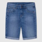 Denim Slim Fit Denim Shorts Pepe Jeans L20F2F1683 Boy