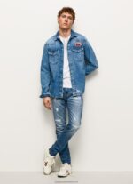 Denim Stanley Midrise Regular Fit Jeans Pepe Jeans L20F2F808 Men