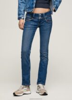 Denim Venus Straight Fit Low Waist Jeans Pepe Jeans L20F2F5 Women - Image 2