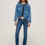 Denim Venus Straight Fit Low Waist Jeans Pepe Jeans L20F2F5 Women