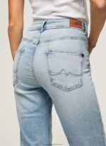 Denim Violet High Waisted Relaxed Fit Jeans Pepe Jeans L20F2F85 Women - Image 5